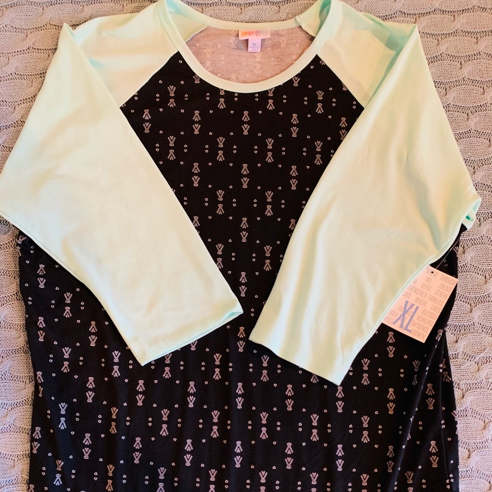 LuLaRoe Randy baseball tee